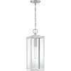 Quoizel Westover 1-Light Stainless Steel Outdoor Hanging Lantern WVR1907SS